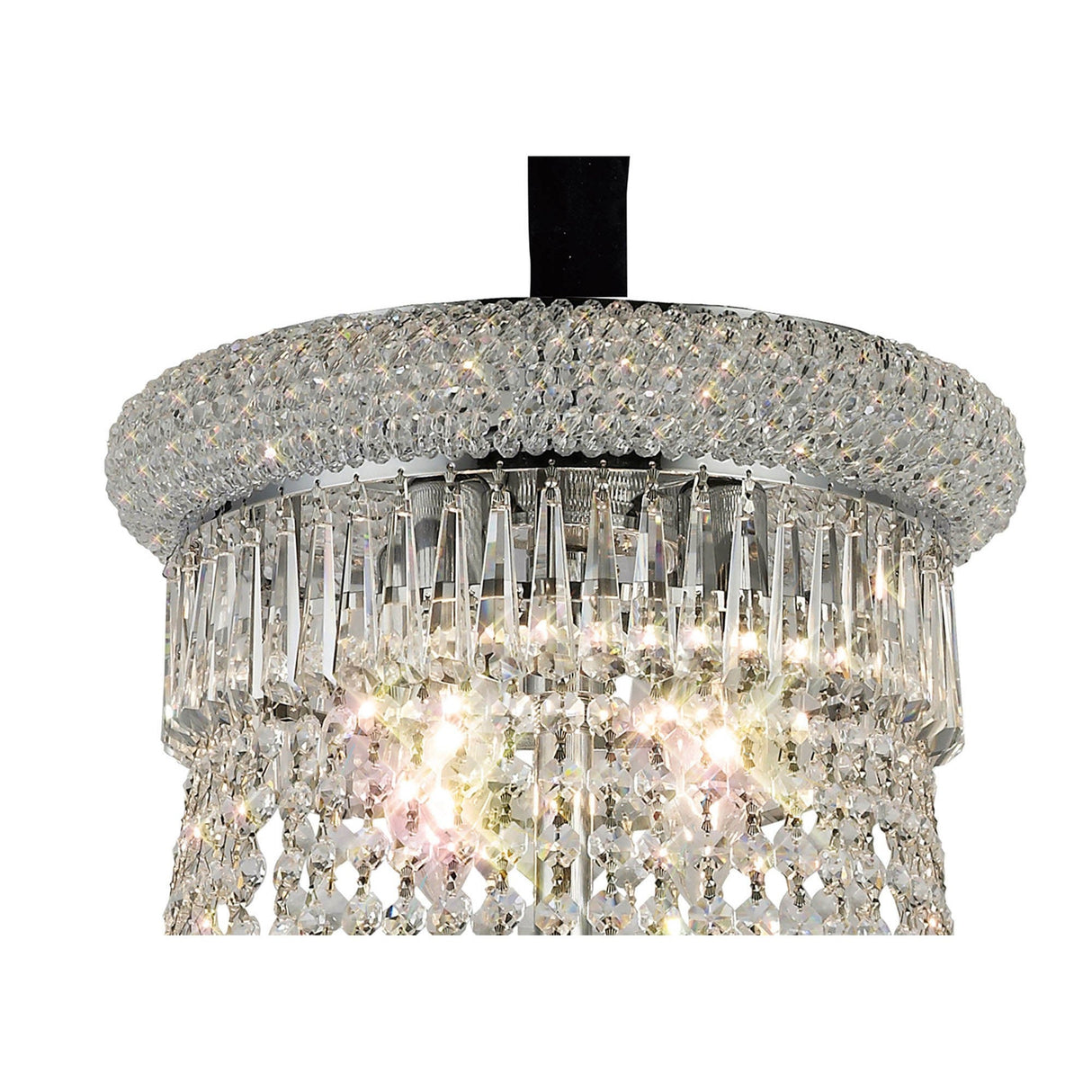 Alexandra 94cm 20 Light Crystal Chandelier - Chrome