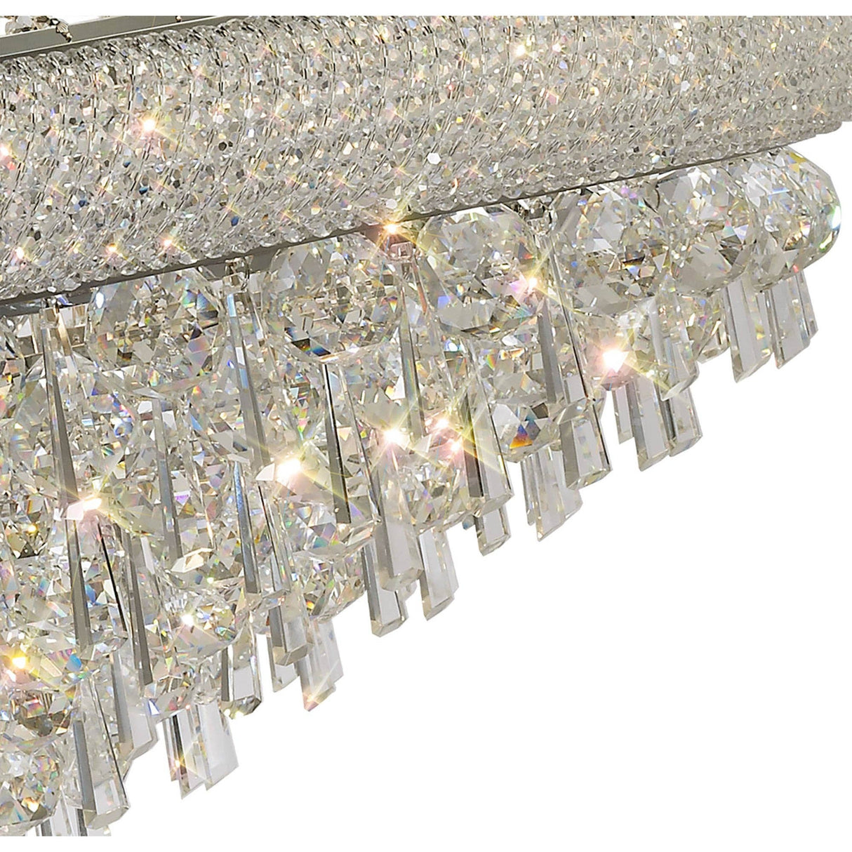Alexandra 94cm 20 Light Crystal Chandelier - Chrome
