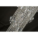 Alexandra 60cm 4 Layer Spiral 25 Light Crystal Chandelier - Chrome