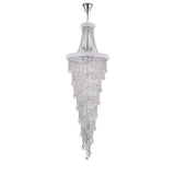 Alexandra 78cm 4 Layer Spiral 49 Light Crystal Chandelier - Chrome