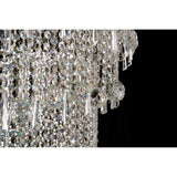 Alexandra 78cm 4 Layer Spiral 49 Light Crystal Chandelier - Chrome