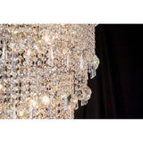 Alexandra 78cm 4 Layer Spiral 49 Light Crystal Chandelier - Chrome