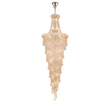 Alexandra 78cm 4 Layer Spiral 49 Light Crystal Chandelier - Chrome