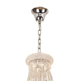 Alexandra 95cm 7 Layer Spiral 63 Light Crystal Chandelier - Chrome