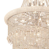 Alexandra 95cm 7 Layer Spiral 63 Light Crystal Chandelier - Chrome