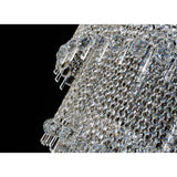 Alexandra 95cm 7 Layer Spiral 63 Light Crystal Chandelier - Chrome