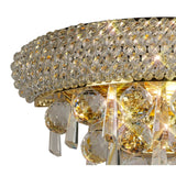 Alexandra Small 2 Light Crystal Wall Light - Gold