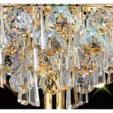 Alexandra 5 Light Crystal Table Lamp - Gold