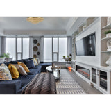 Alexandra 18 Light Crystal Flush Ceiling Light - Gold