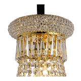 Alexandra 50cm 9 Light Crystal Chandelier - Gold