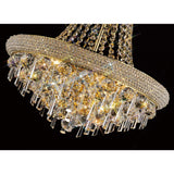 Alexandra 50cm 9 Light Crystal Chandelier - Gold