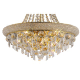 Alexandra 50cm 9 Light Crystal Chandelier - Gold