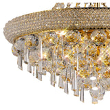 Alexandra 50cm 9 Light Crystal Chandelier - Gold