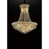 Alexandra 59cm 13 Light Crystal Chandelier - Gold
