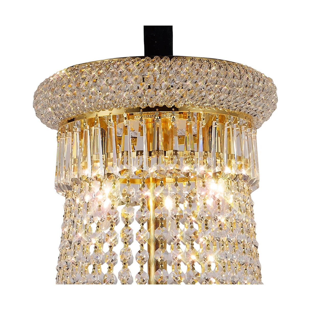 Alexandra 77cm 18 Light Crystal Chandelier - Gold