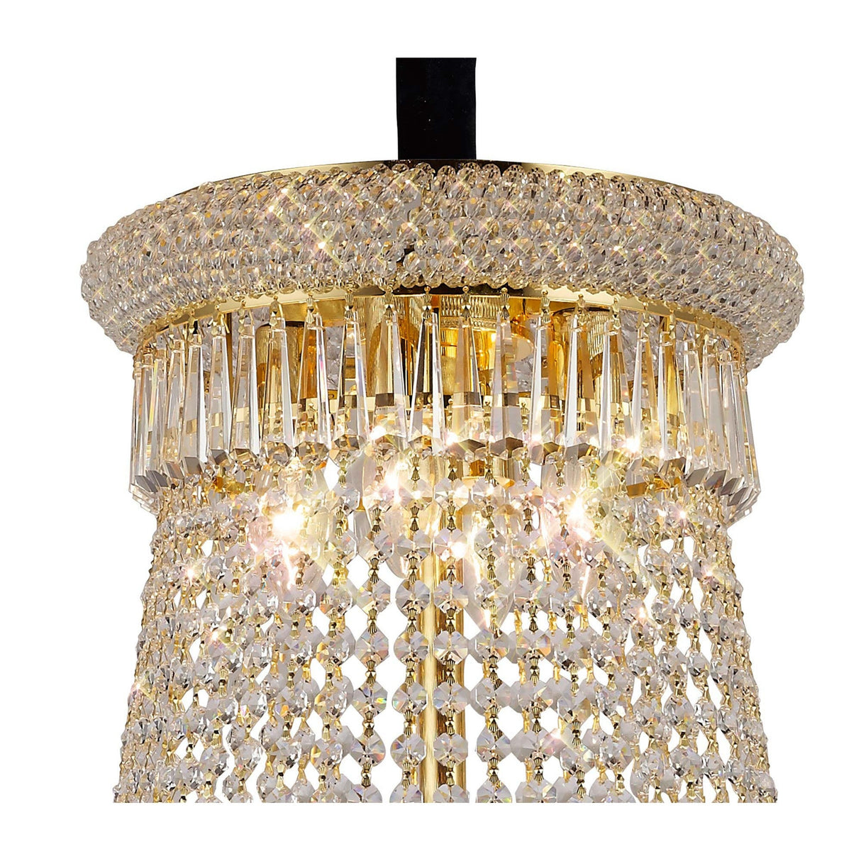 Alexandra 94cm 20 Light Crystal Chandelier - Gold