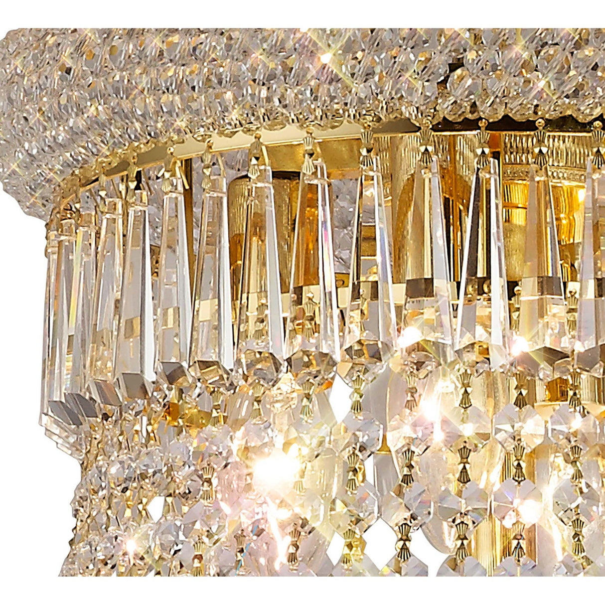 Alexandra 94cm 20 Light Crystal Chandelier - Gold