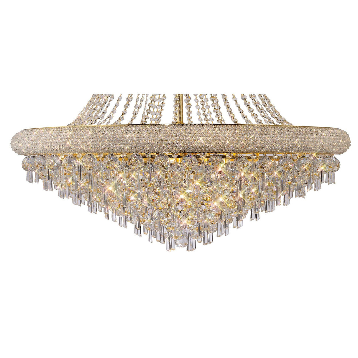 Alexandra 94cm 20 Light Crystal Chandelier - Gold
