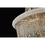 Alexandra 95cm 7 Layer Spiral 63 Light Crystal Chandelier - Gold
