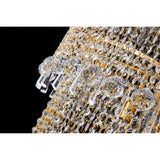 Alexandra 95cm 7 Layer Spiral 63 Light Crystal Chandelier - Gold