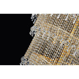 Alexandra 95cm 7 Layer Spiral 63 Light Crystal Chandelier - Gold