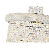 Alexandra 60cm Spiral 14 Light Crystal Chandelier - Chrome