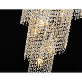 Alexandra 60cm Spiral 14 Light Crystal Chandelier - Chrome