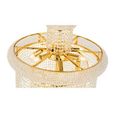 Alexandra 60cm Spiral 14 Light Crystal Chandelier - Gold