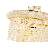 Alexandra 60cm Spiral 14 Light Crystal Chandelier - Gold