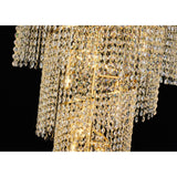 Alexandra 60cm Spiral 14 Light Crystal Chandelier - Gold