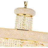 Alexandra 60cm Spiral 14 Light Crystal Chandelier - Gold