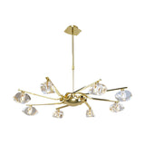Alfa 80cm Chandelier 8 Light - Polished Brass