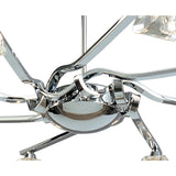 Alfa 80cm Chandelier 8 Light - Polished Chrome