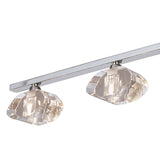 Alfa 3 Light Semi-Flush Ceiling Light - Polished Chrome