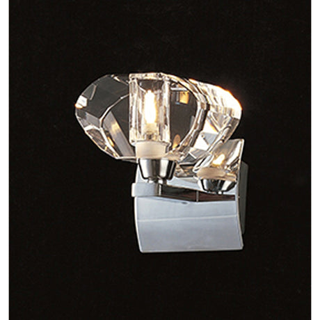 Alfa 1 Light Wall Lamp - Polished Chrome