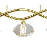 Alfa Linear 5 Light Linear Suspension Light - Polished Brass