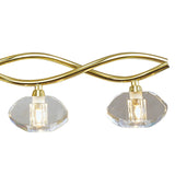 Alfa Linear 5 Light Linear Suspension Light - Polished Brass