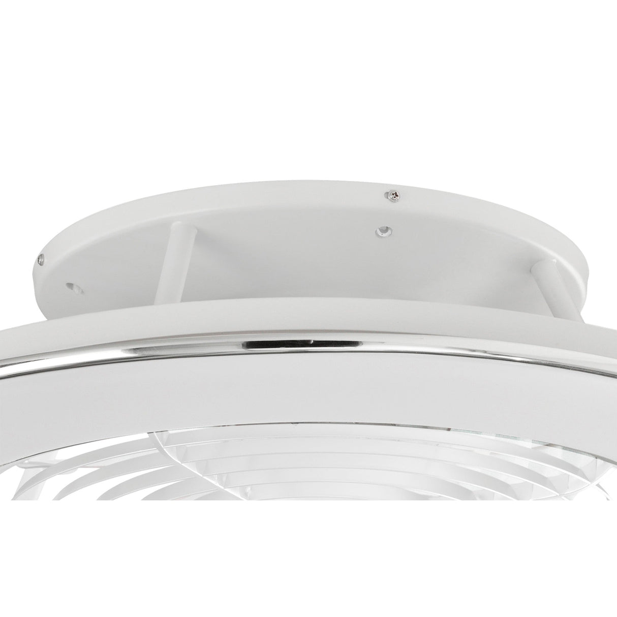 Alisio CCT Dimmable LED Ceiling Retractable Fan Light With Remote & APP Control - White