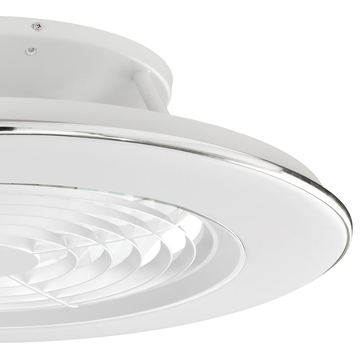 Alisio CCT Dimmable LED Ceiling Retractable Fan Light With Remote & APP Control - White