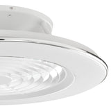 Alisio CCT Dimmable LED Ceiling Retractable Fan Light With Remote & APP Control - White