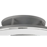 Alisio CCT Dimmable LED Ceiling Retractable Fan Light With Remote & APP Control - Chrome/Grey