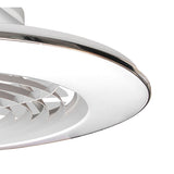 Alisio XL CCT Dimmable LED Ceiling Retractable Fan Light With Remote, APP & Voice Control - White