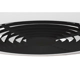 Alisio XL CCT Dimmable LED Ceiling Retractable Fan Light With Remote, APP & Voice Control - Black