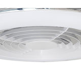 Alisio Mini CCT Dimmable LED Ceiling Retractable Fan Light With Remote Control - White