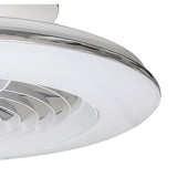 Alisio Mini CCT Dimmable LED Ceiling Retractable Fan Light With Remote Control - White