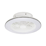 Alisio Mini CCT Dimmable LED Ceiling Retractable Fan Light With Remote Control - White