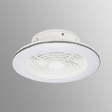 Alisio Mini CCT Dimmable LED Ceiling Retractable Fan Light With Remote Control - White