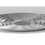 Alisio Mini CCT Dimmable LED Ceiling Retractable Fan Light With Remote Control - Silver