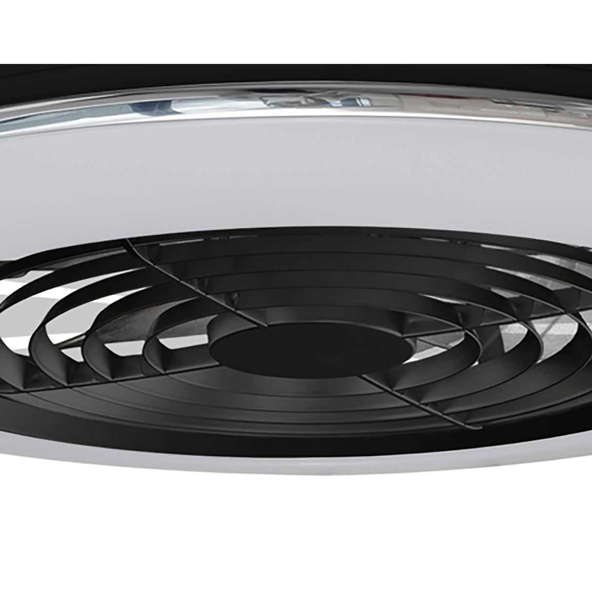 Alisio Mini CCT Dimmable LED Ceiling Retractable Fan Light With Remote Control - Black