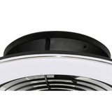 Alisio CCT Dimmable LED Ceiling Retractable Fan Light With Remote & APP Control - Black/White